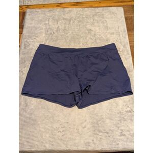 Lands End Size 14 Shorts Bikini Swim Bottom Navy Blue